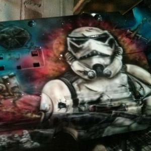 storm trooper inspired engine cover